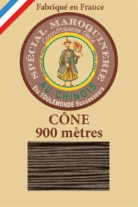 Coudre Fils Magasin 41 Fil Maroquinerie Petit Cône 28/2 - 518 - Taupe