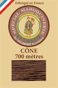 Fil Maroquinerie Petit Cône 28/3 - 276 - Marron