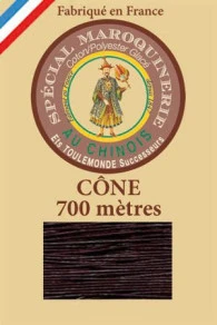 Fil Maroquinerie Petit Cône 28/3 - 369 - Terre