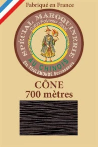 Fil Maroquinerie Petit Cône 28/3 - 901 - Marron Foncé