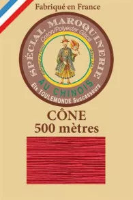 Coudre Fils Magasin 35 Fil Maroquinerie Petit Cône 28/4 - 128 - Rouge