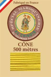 Fil Maroquinerie Petit Cône 28/4 - 259 - Soleil