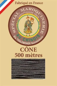 Fil Maroquinerie Petit Cône 28/4 - 872 - Ardoise