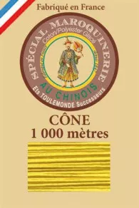 Fil Maroquinerie Petit Cône 50/3 - 259 - Soleil