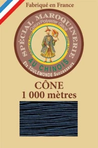 Fil Maroquinerie Petit Cône 50/3 - 266 - Bleu