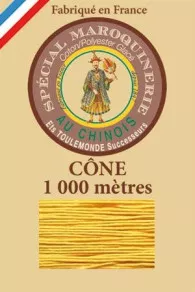 Fil Maroquinerie Petit Cône 50/3 - 508 - Jaune