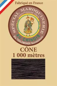 Coudre Fils Magasin 23 Fil Maroquinerie Petit Cône 50/3 - 901 - Marron Foncé