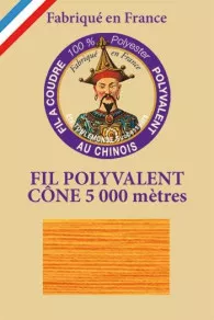 Fil Polyester Grand Cône 410 - Mandarine
