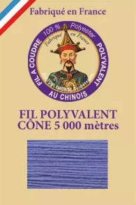 Fil Polyester Grand Cône 7099 - Océan