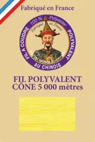 Fil Polyester Grand Cône 7590 - Jaune