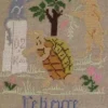 Fils Broderie Point De Croix Le Lièvre Et La Tortue