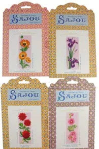 Grilles De Point Croix Fleurs Lot De 4