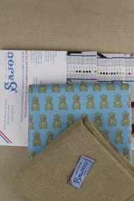 Kit De Point De Croix Plaid Fables De La Fontaine 5 Kit De Point De Croix Plaid Fables De La Fontaine – Image 5