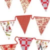 Kit Guirlande De Fanions Rouges