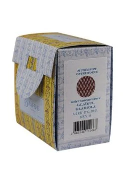 Kit Point De Croix Boîte Mignonnette Glaïeul -Coudre Fils Magasin kit point de croix boite mignonnette glaieul 1