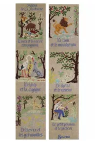 Kit Point De Croix Fables De La Fontaine épisode 4
