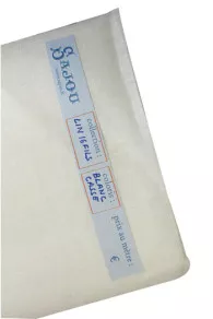 Lin à Broder 16 Fils Au Cm Au Mètre Blanc Cassé