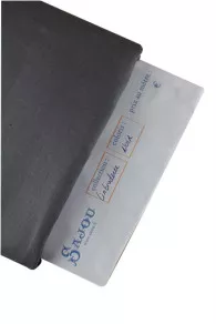 Mètre Lin Broderie Traditionnelle - Noir