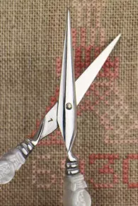 Paire De Ciseaux Broderie Façon Nacre Cygnes 3 Paire De Ciseaux Broderie Façon Nacre Cygnes – Image 3