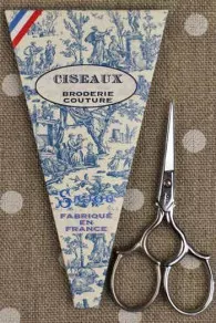 Paire De Ciseaux Broderie Jonchery Chromée