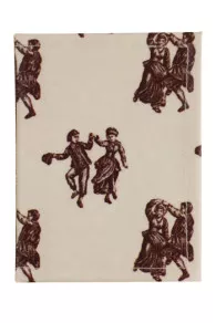 Porte-cartes Toile Cirée Abreuvoir Marron