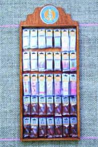 Présentoir Bois Miniature Aiguilles