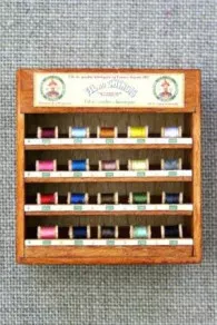 Présentoir Bois Miniature Fil Coton