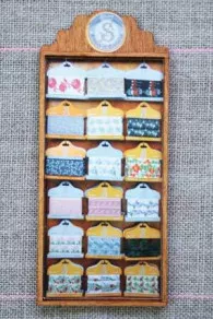 Présentoir Bois Miniature Rubans Larges