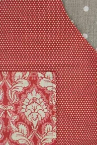 Tablier De Cuisine Tissu Rouge à Pois 4 Tablier De Cuisine Tissu Rouge à Pois – Image 4