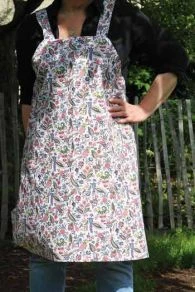 Tablier Japonais Tissu Coquecigrues 1 Tablier Japonais Tissu Coquecigrues