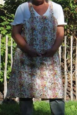 Tablier Japonais Tissu Marie Antoinette Château