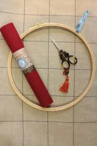 Tambour Broderie En Bois Taille 22 Cm 3 Tambour Broderie En Bois Taille 22 Cm – Image 3