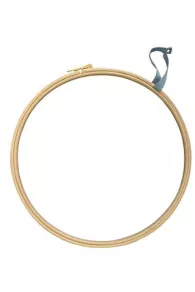 Tambour Broderie En Bois Taille 22 Cm