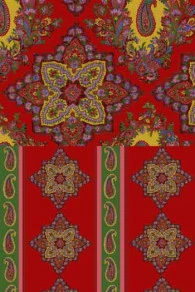 Tissu Coton Au Mètre Cachemire Andrinople 3 Tissu Coton Au Mètre Cachemire Andrinople – Image 3