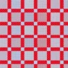 Tissu Coton Au Mètre Façon Patchwork Rouge