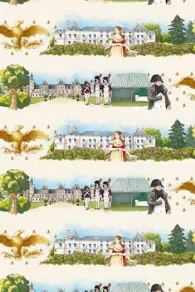 Tissu Coton Au Mètre Vie Napoléon-Joséphine