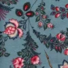 Tissu Indienne Au Mètre Fond Bleu N°41