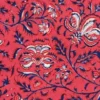 Tissu Indienne Au Mètre Fond Rose Foncé N°11