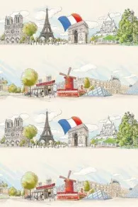 Tissus Coton Paris 3 Coupons Boîte Cadeau 3 Tissus Coton Paris 3 Coupons Boîte Cadeau – Image 3