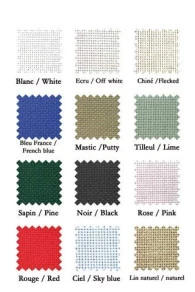 Toile Aïda Coton 5,5 Pts Coupon Blanc 4 Toile Aïda Coton 5,5 Pts Coupon Blanc – Image 4