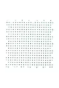 Toile Aïda Coton 5,5 Pts Coupon Blanc
