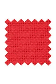 Toile Aïda Coton 5,5 Pts Coupon Rouge
