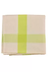 Torchon à Broder Coton Centre Toile Aïda - Anis