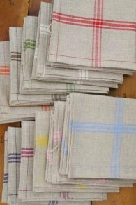 Torchon à Broder Coton Centre Toile Aïda - Fuchsia 6 Torchon à Broder Coton Centre Toile Aïda - Fuchsia – Image 6