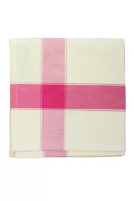 Torchon à Broder Coton Centre Toile Aïda - Fuchsia