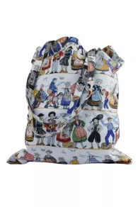 Tote Bag Tissu Farandole Bretonne