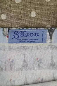 Tote Bag Tissus Paris Et Tour Eiffel 3 Tote Bag Tissus Paris Et Tour Eiffel – Image 3