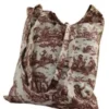Tote Bag Toile De Jouy Abreuvoir Marron